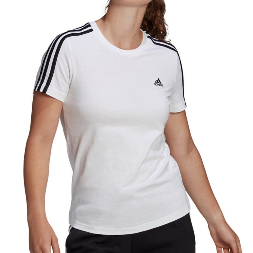 Women's essentials Cotton 3 Stripe T-shirt